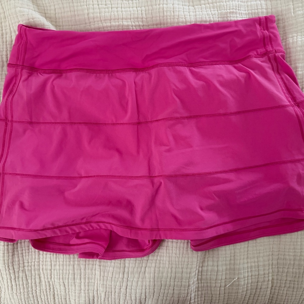 Lululemon Athletica Vibrant Pink Skort